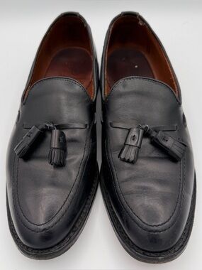 Allen Edmonds Grayson Tassel Loafers Black Leather Dress Shoes Men’s 9.5 D USA